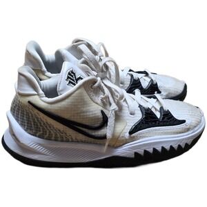 Nike Kyrie Low 4 TB Basketball Shoes Men's Size 8.5 White Black DA7803-100